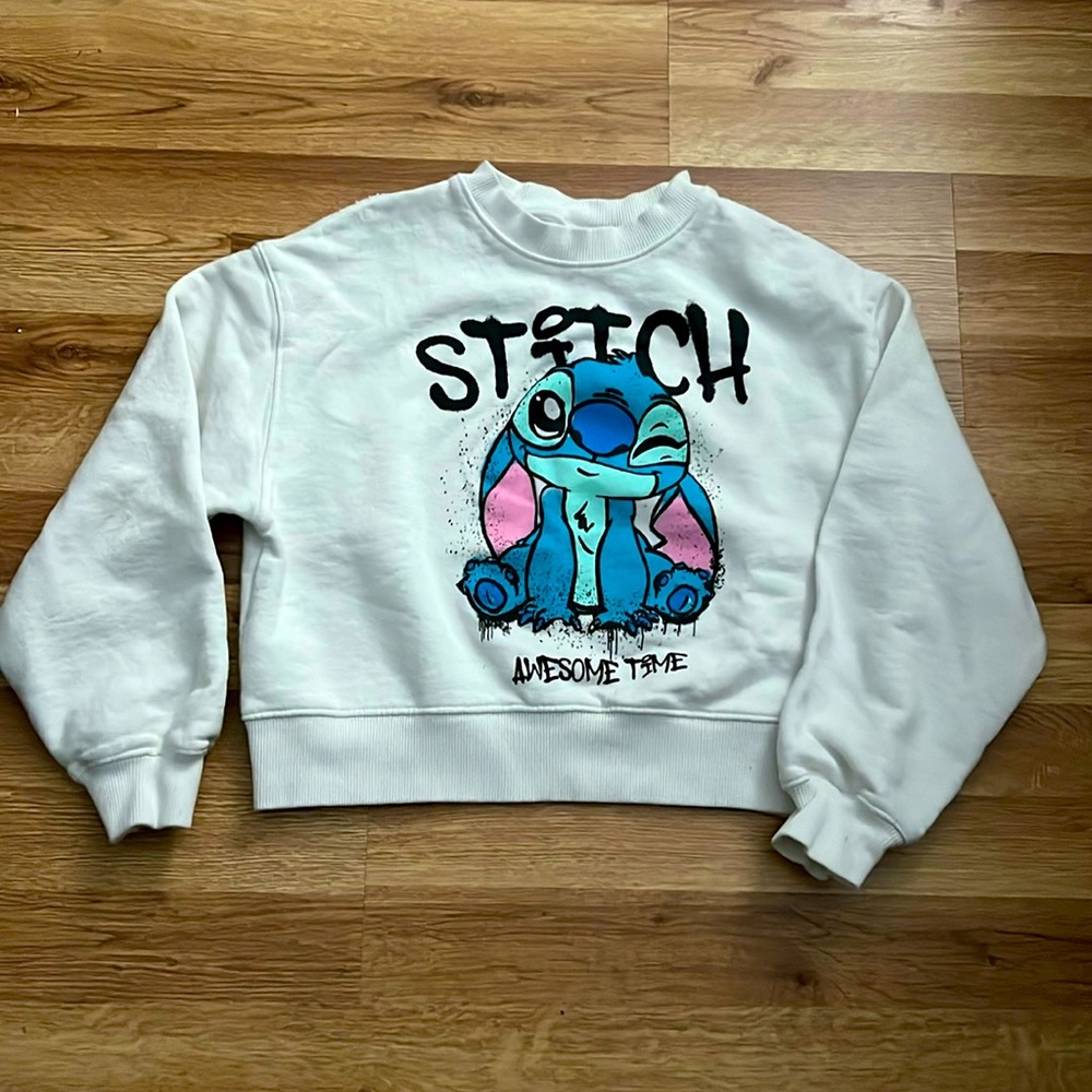 Stitch sweatshirt Disney Zara 11-12